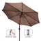 Nature Spring Nature Spring 9Ft Patio Umbrella- Auto Tilt, Brown 514804HKM - alternate 2